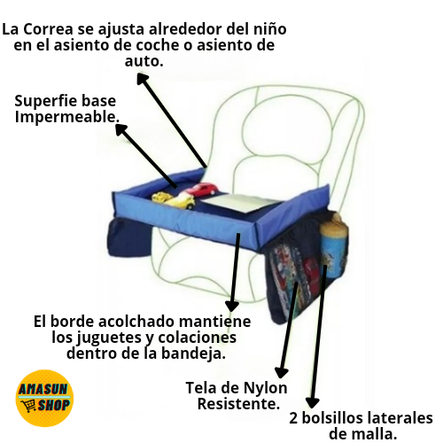 MESAUTOKID™: MESA PORTATIL PARA PASEOS