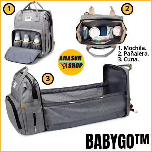 BABYGO™: MOCHILA PAÑALERA