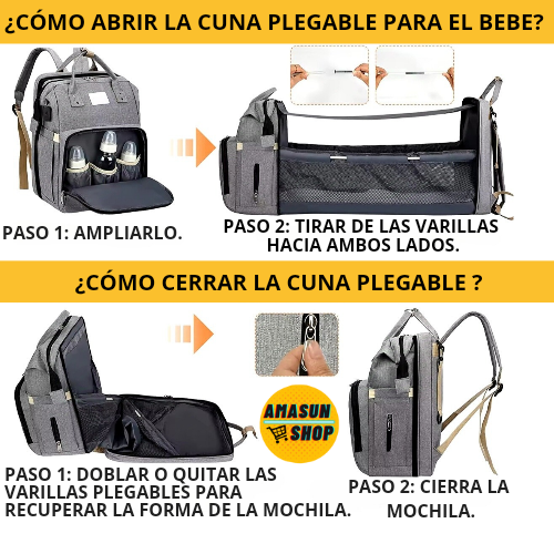 BABYGO™: MOCHILA PAÑALERA