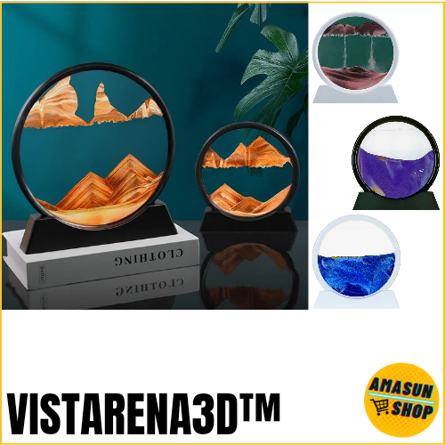 VISTARENA3D™: RELOJ DE ARENA 3D SENSORIAL